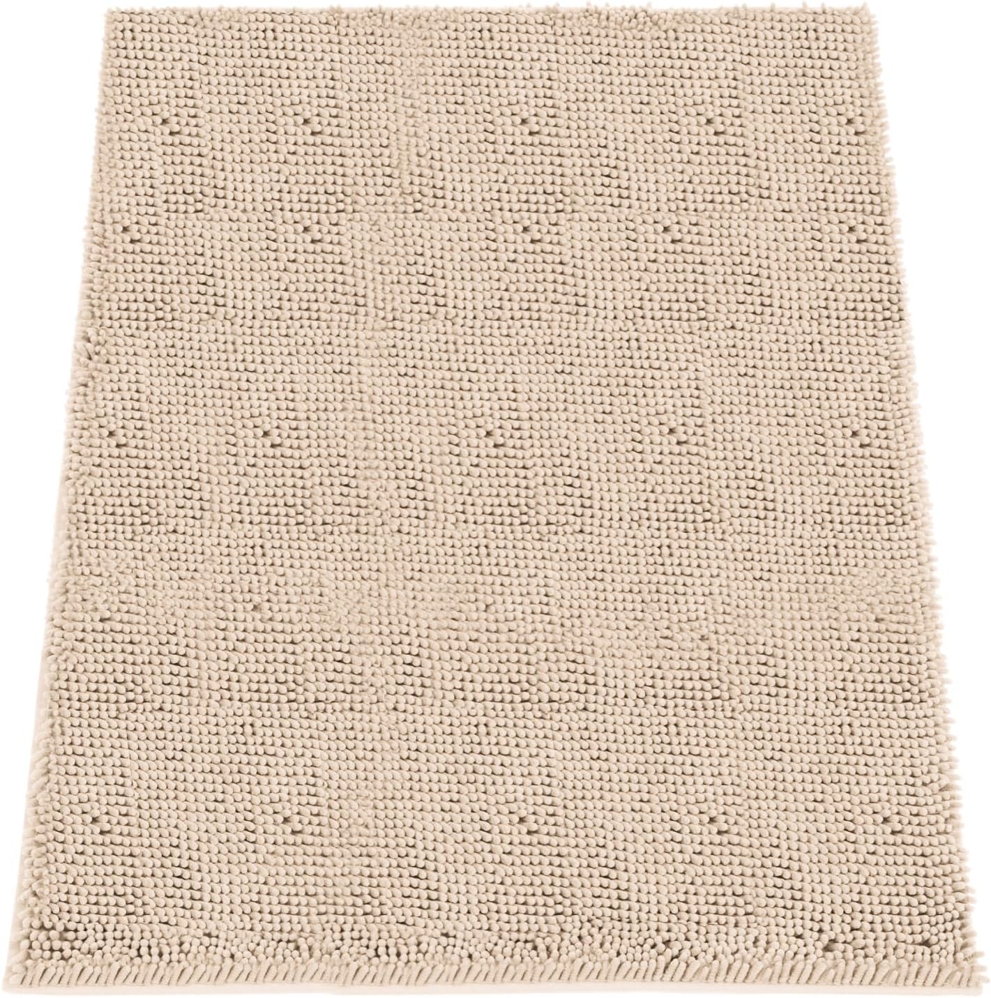 Absorbent Dog Door Mat for Muddy Paws, 60" x 24" Chenille Indoor Mats for Entryway, Trap Dirt Front Door Mat Indoor Entrance Washable Non Slip Soft