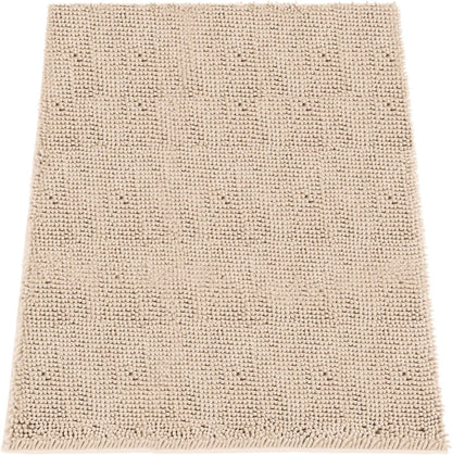 Absorbent Dog Door Mat for Muddy Paws, 60" x 24" Chenille Indoor Mats for Entryway, Trap Dirt Front Door Mat Indoor Entrance Washable Non Slip Soft
