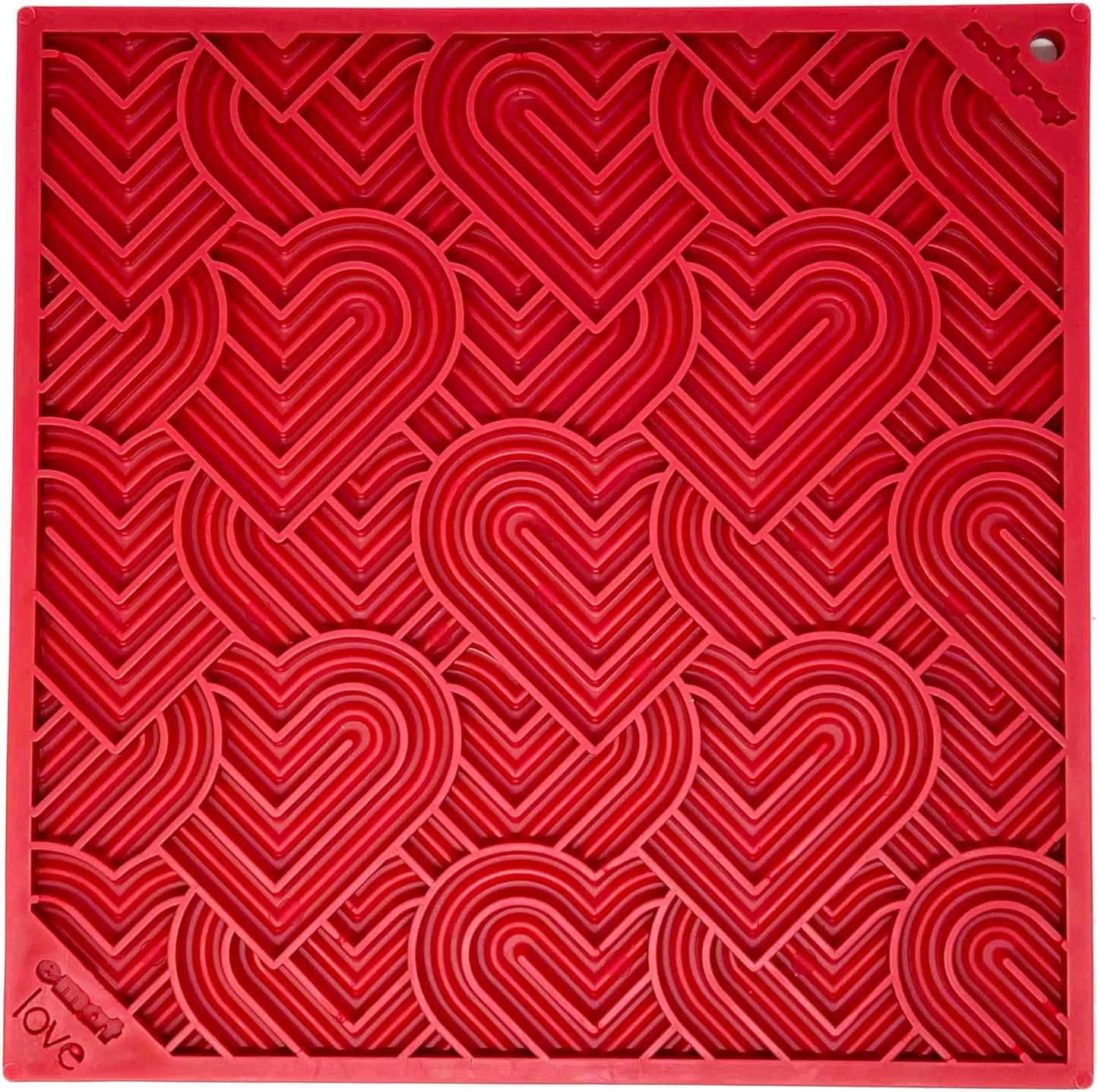 SodaPup Flower Power eMat – Durable Lick Mat Feeder Made in USA from Non-Toxic, Pet-Safe, Food Safe Rubber for Mental Stimulation, Avoiding Overfeeding, Fresh Breath, Digestive Health, & More