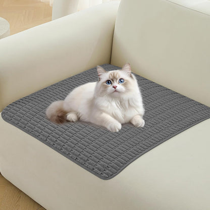 Waterproof Couch Cover for Dogs Washable, Non Slip Back Sectional Sofa Covers for 3 Cushion Couch Pet Friendly, Soft Dog Bed Cover. (Coffee, 30" x 53")