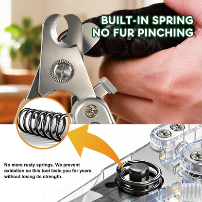 Dog Nail Clippers for Large Dogs, Heavy Duty Dog Nail Cutter, Extra Sharp Scissor for Meddium, Large and Extra Large Pets, with Dog Nail File