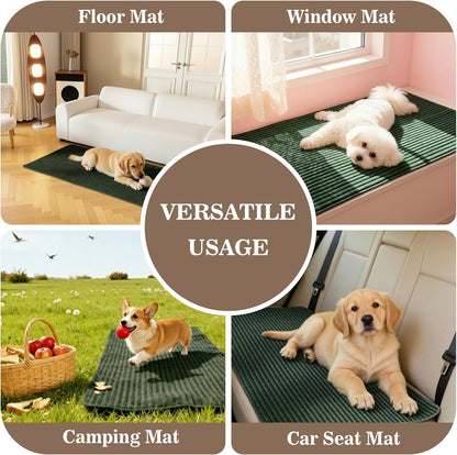 MYSKY HOME 100% Waterproof Couch Cover for Sofa, Couch Covers for Dogs, Non Slip Back Pet Sectional Sofa Covers for 3 Cushion Couch, Sofa Covers Washable, Dog Bed Cover, Dark Grey, 35"x70.9"