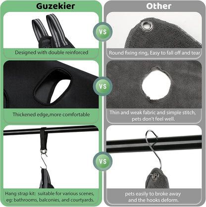 Guzekier Dog Grooming Hammock Harness for Dogs, Dog Nail Clipper