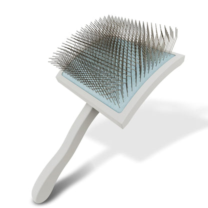 Slicker Brush for Dogs, for Golden Doodles with Long Hair, for Large Pet Dogs, Grooming Pet Hair, Cream White(Large)
