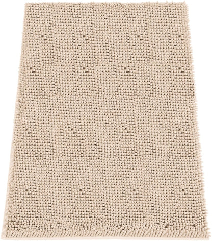 Absorbent Dog Door Mat for Muddy Paws, 60" x 24" Chenille Indoor Mats for Entryway, Trap Dirt Front Door Mat Indoor Entrance Washable Non Slip Soft