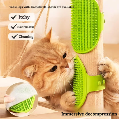 6Pcs Dog Bath Brush Set with Soap Dispenser - Cat Brush & Dog Toothbrush Kit | Silicone Pet Bathing Supplies for Washing, Shower & Shedding | Includes Finger Toothbrush, Scrubber for Small Breed