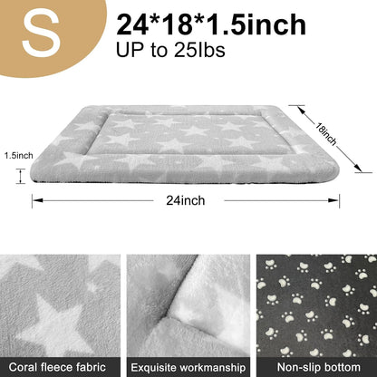Dog Bed Mat – Soft & Comfortable Dog Kennel Pad for Crate – Durable Crate Bed & Mat for Dogs & Cats – Ideal for Crate, Kennel, and Home Use