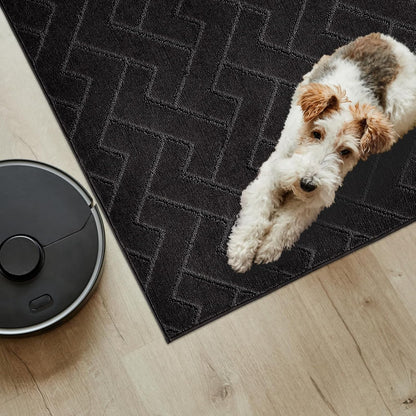 PURRUGS Dirt Trapping Door Mat 20" x 31.5", Non-Slip Machine Washable Entry Rug, Dog Doormat, Indoor Front Door Mat, Super Absorbent Entryway Rug for Muddy Shoes & Paws, Taupe
