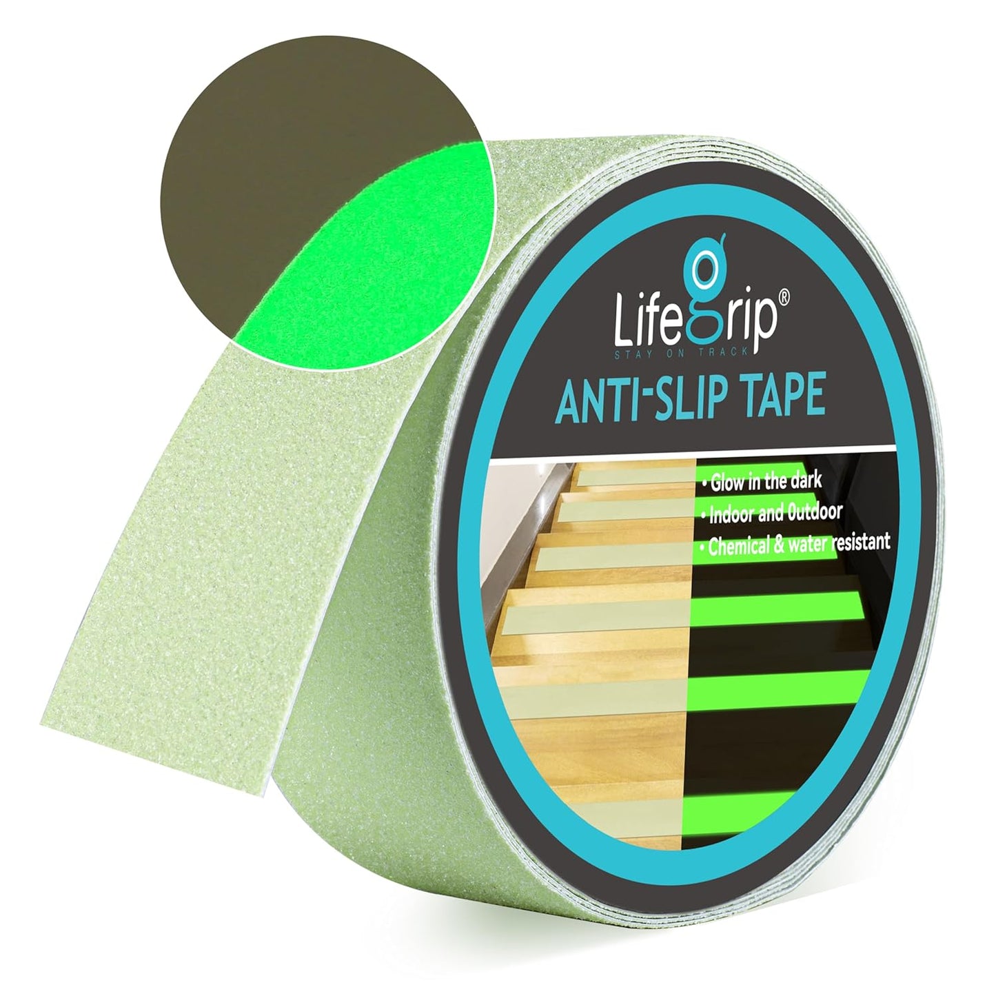 LifeGrip Anti Slip Transparent Anti Slip Tape, 4 inch by 30 feet, Non-Slip Traction Grip Tape to Tubs, Boats, Stairs, Clear, Soft, Comfortable for Bare feet (4" X 30')