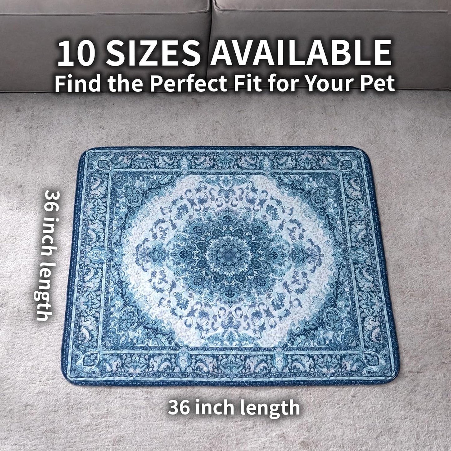 Washable Pee Pads for Dogs, Reusable Puppy Potty Training Pads, Ultra-Absorbent Thick Waterproof Leak-Proof Non-Slip Pads & Mat for Crate, Playpen, Floor, Whelping & Housebreaking , 2 Pack 18"x24"