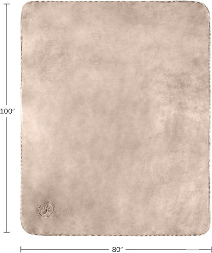 Waterproof Pet Blanket - 50x60-Inch Reversible Sherpa Fleece Throw Protects Couches, Cars, and Beds from Spills, Stains, and Fur by PETMAKER (Gray)