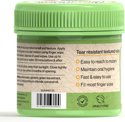 Dr. Oakley Yukon Vet Pet Teeth Cleaning Wipes for Dogs & Cats Bad Breath & Plaque Removal (Mint Flavor)