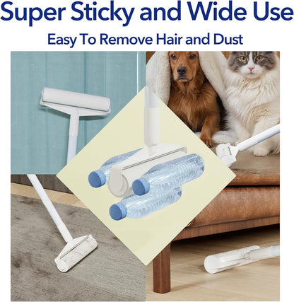 Lint Rollers for Pet Hair Extra Sticky, 800 Sheets Mega Value Set Lint Rollers for Pet Hair Removal, Dog and Cat Lint Remover for Clothes, Furniture, Carpet