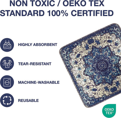 PUPIBOO Washable Pee Pads for Dogs and Cats - Super Absorbent Reusable Puppy Training Pads - 100% Waterproof, Leak-Proof & Non-Slip Whelping Pads for Pet Housebreaking