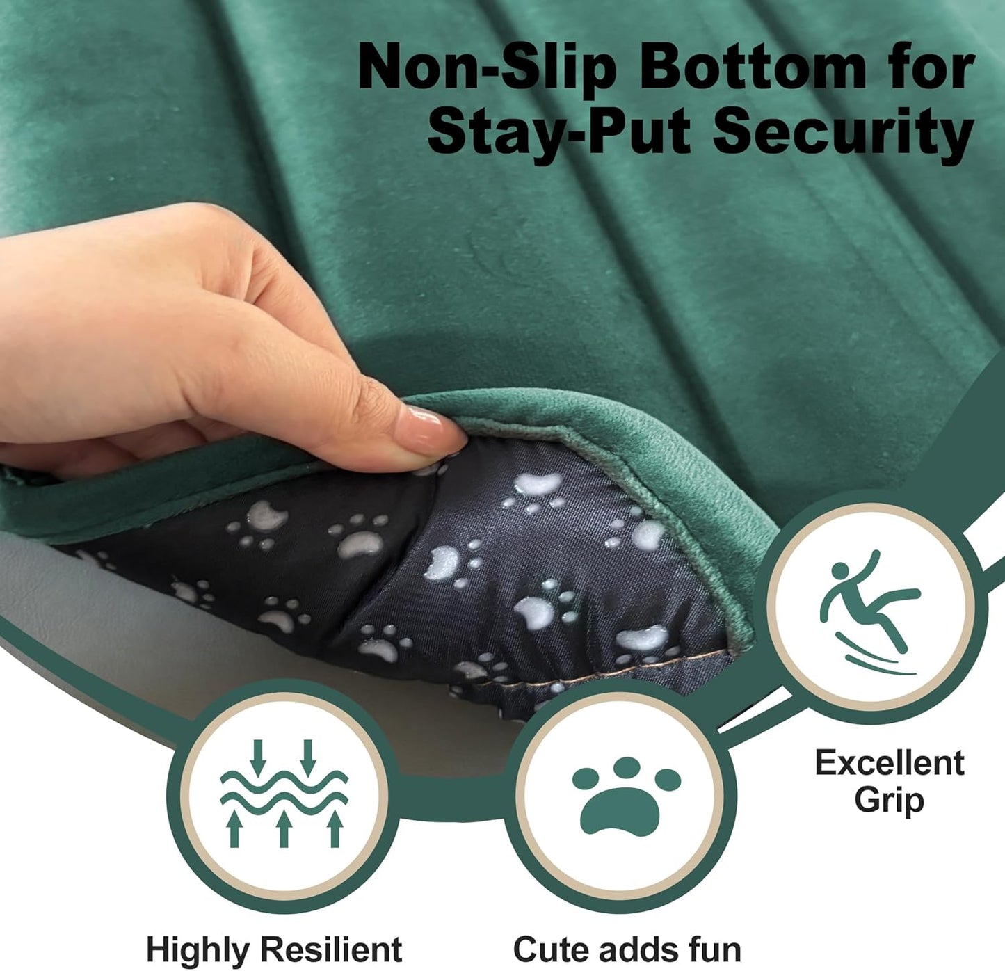 Dog Bed Mat – Soft & Comfortable Dog Kennel Pad for Crate – Durable Crate Bed & Mat for Dogs & Cats – Ideal for Crate, Kennel, and Home Use