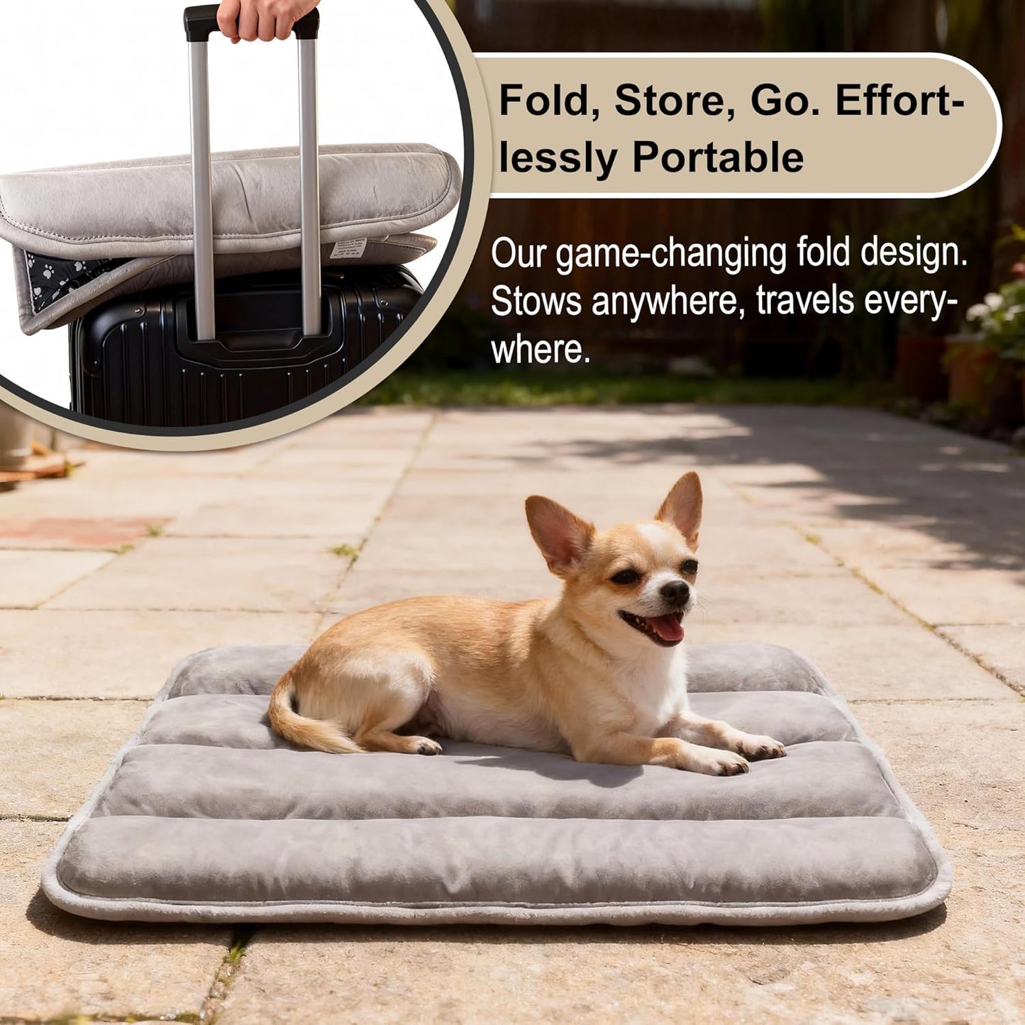 Dog Bed Mat – Soft & Comfortable Dog Kennel Pad for Crate – Durable Crate Bed & Mat for Dogs & Cats – Ideal for Crate, Kennel, and Home Use