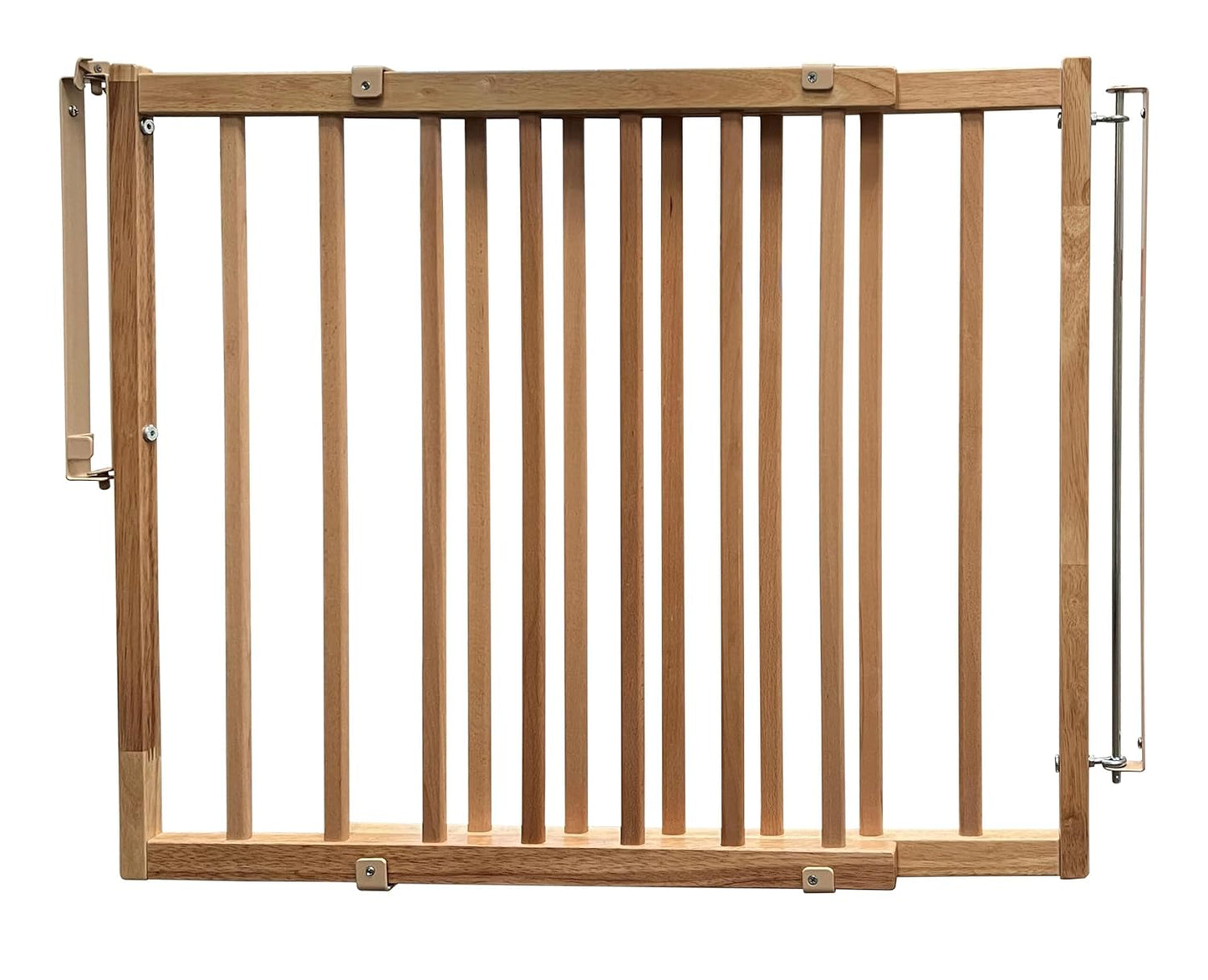 Cardinal Gates SS30 Stairway Special Baby Gate for Top of Stairs - Adjustable Indoor Dog Gate - Wooden Safety Gate for Kids & Pets - Can be Installed at Angles - 29.5 to 49 Inches Wide - Wood