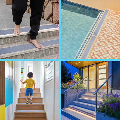 LifeGrip Anti Slip Transparent Anti Slip Tape, 4 inch by 30 feet, Non-Slip Traction Grip Tape to Tubs, Boats, Stairs, Clear, Soft, Comfortable for Bare feet (4" X 30')
