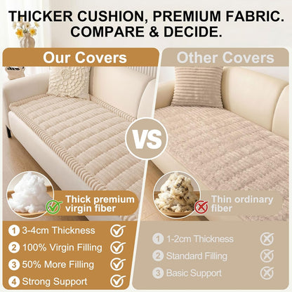 Smiry Couch Cover for Dogs, Non Slip Washable Sofa Protector for Pets, Soft Furniture Cover for Leather & Fabric Couches, Cozy Protect Against Fur, Dirt & Everyday Messes (Dark Grey, 27.6" x 59")