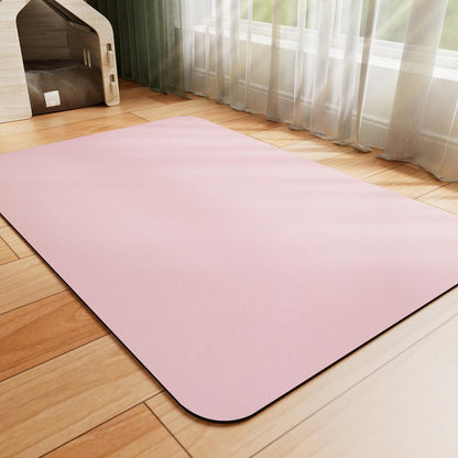 HotLive Dog Food Mat - Absorbent Cat Mat for Food and Water, No Stains Pet Feeding Bowl Mat, Easy to Clean Pet Placemats, Quick Dry Dog Water Dispenser Mat for Messy Drinkers | Paw Dark Grey 12"x 19"