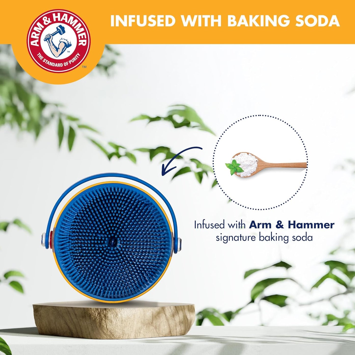 Arm & Hammer Deodorizing Dog Grooming Comb, Fragrance Transfer Technology with Baking Soda, Fine & Standard Teeth for Detangling & Flea Removal, Dematting Tool for Dogs, Sweet Apple & Rose Scent