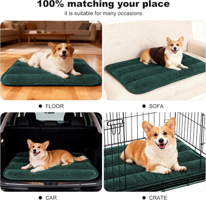 Dog Bed Mat – Soft & Comfortable Dog Kennel Pad for Crate – Durable Crate Bed & Mat for Dogs & Cats – Ideal for Crate, Kennel, and Home Use