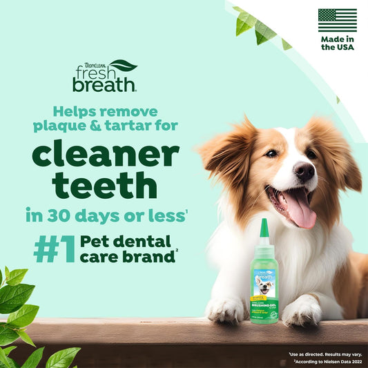 TropiClean Fresh Breath Finger Brushes for Pets, 2 pack -