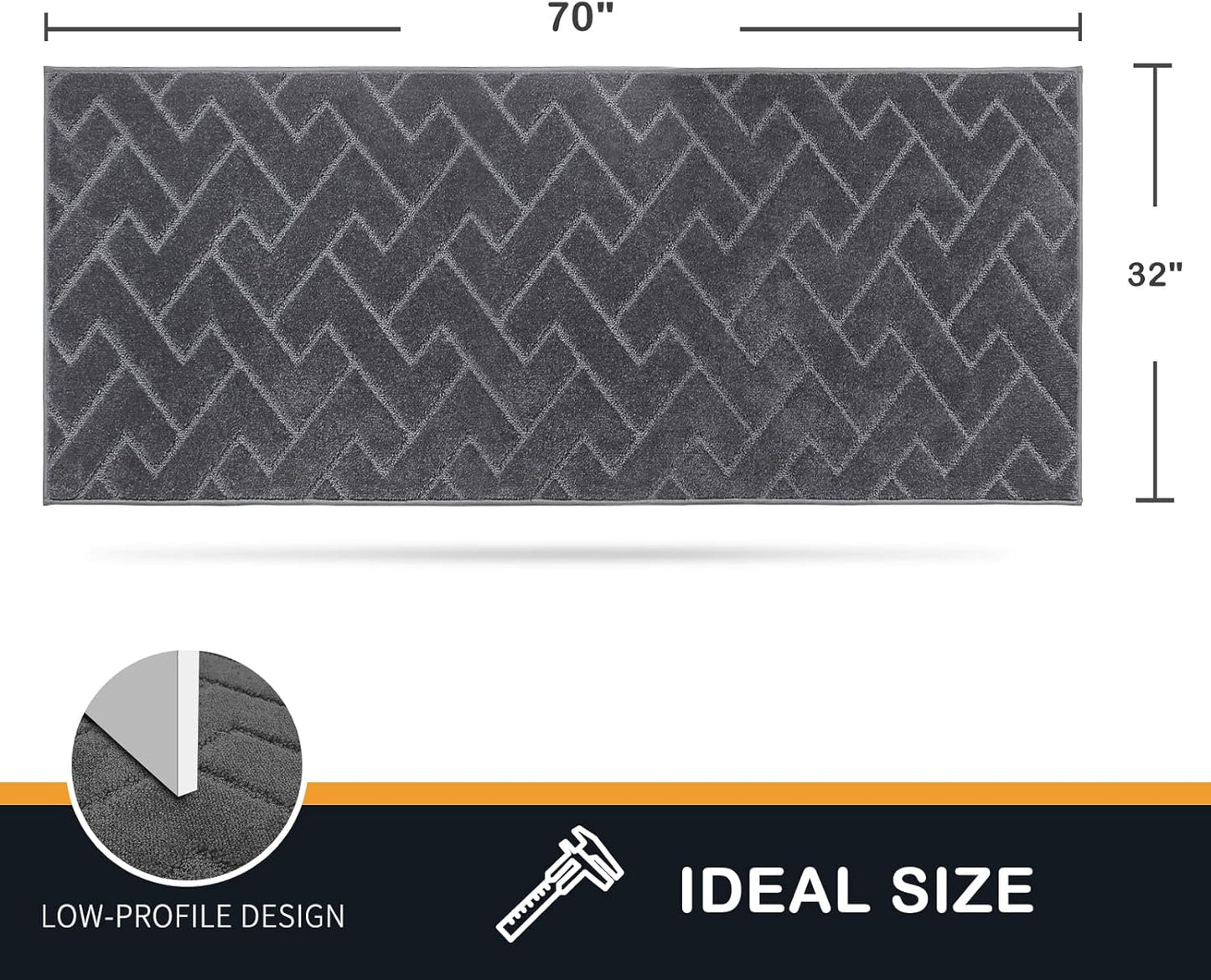 PURRUGS Dirt Trapping Door Mat 20" x 31.5", Non-Slip Machine Washable Entry Rug, Dog Doormat, Indoor Front Door Mat, Super Absorbent Entryway Rug for Muddy Shoes & Paws, Taupe