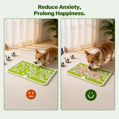 Official FIFA World Cup 2026 Edition, Dog Lick Mat, Dog Slow Feeder Anxiety Relief Enrichment Pet Toy with Anti-Slide Base for Small & Medium Dogs,12.6 × 7.9 inches