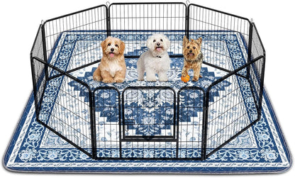 INVENHO Washable Pee Pads for Dogs 72"x72" Reusable Dog Pads Extra Large Upgrade Non-Slip Dog Pee Pads Heavy Absorbency Puppy Pee Pads Quick Dry Whelping Pads/Waterproof Puppy Training Pad