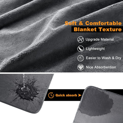 Dog Pee Pad Washable Extra Large, Instant Absorb Thicker Training Pads Non-Slip Pet Playpen Mat, Waterproof Reusable Floor Mat Ideal for Puppy Senior Dog Whelping Incontinence Housebreaking 65x48 Inch