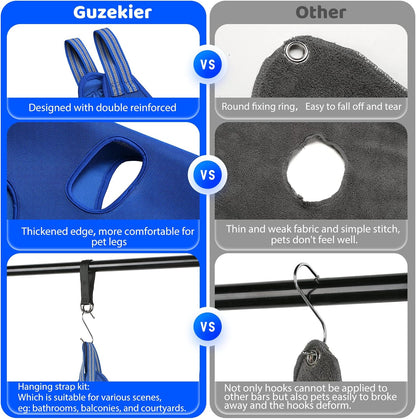 Guzekier Dog Grooming Hammock Harness for Dogs, Dog Nail Clipper