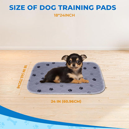 Fostanfly Washable Pee Pads for Dogs, 2 Pack Large 36"x41" Ultra-Absorbent and Leak-Proof Non-Slip Reusable Potty Training Pads for Dogs, Cats, Puppy, Potty Training of Add 8 Lanyards