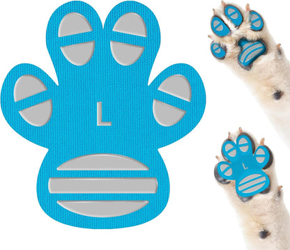 Anti-Slip Dog Paw Protector Pads for Senior Dogs, Dog Paw Adhesive Pads on Hardwood Floor,Senior Pets Essentials with Strong Traction,Puppy Grippers,12 Sets 48 pc L