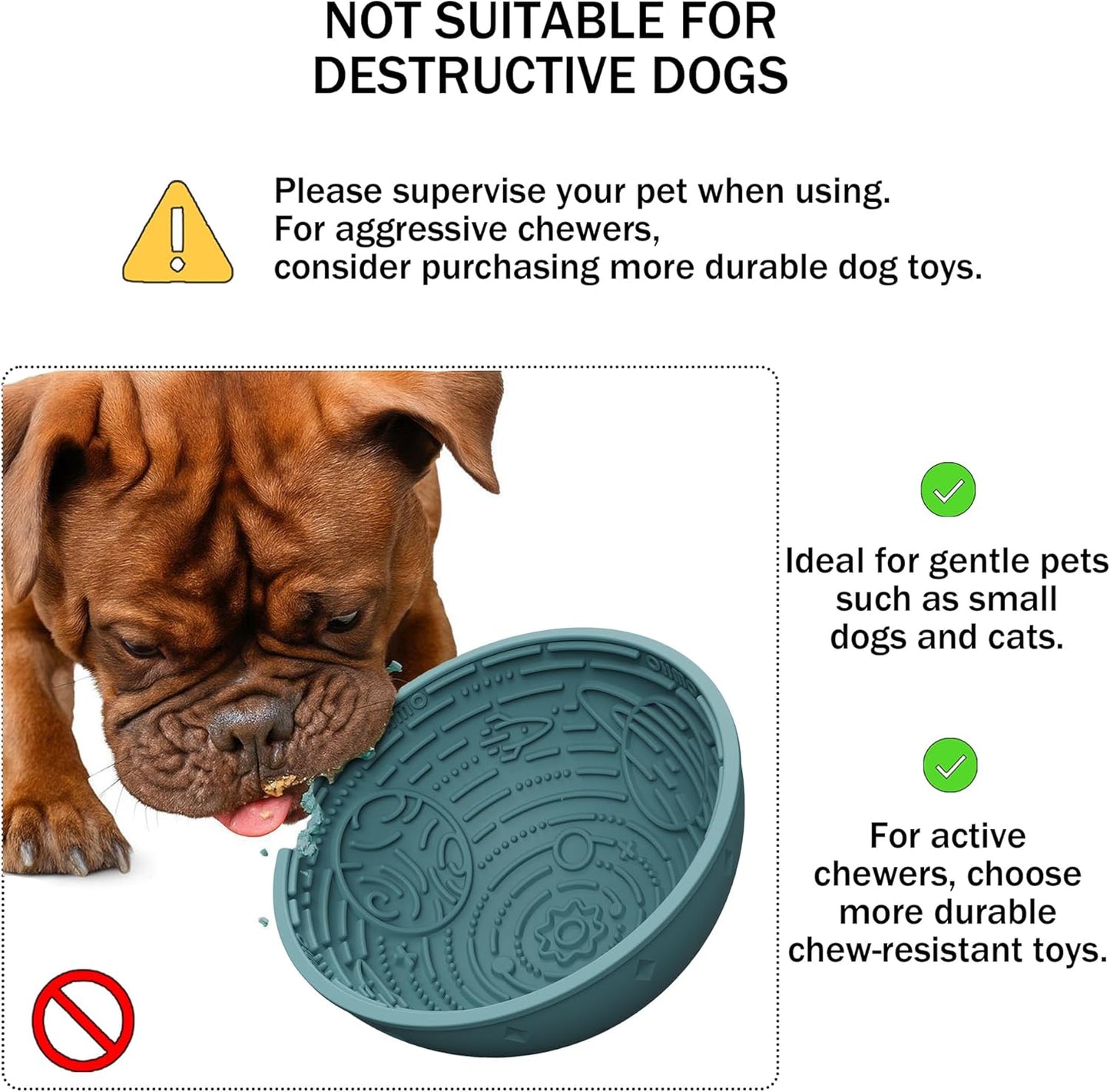 OHMO Lick Mat for Dogs and Cats(Small, Camo&Light Green, 2pcs) Enrichment Accessories Toy Space Star Easy Clean Pet Slow Feeder/Suction Cups, Licking Pad for Anxiety Relief and Boredom Reduction