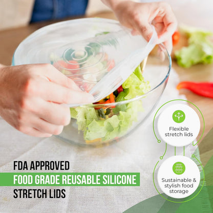 Reusable Silicone Can Lids – 2.6 Inch Can Covers for Dog & Cat Food – Universal Fit - Airtight Stretch Lids for Pet Food Cans, BPA-Free, Dishwasher Safe – 10 Pack