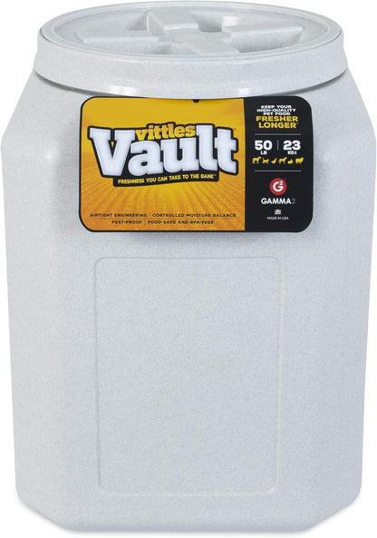 Gamma2 Vittles Vault Pet Food Storage Containers - Sealed Dog and Cat Food Storage Container, Fits up to 25lbs, Made in the USA - [12"L x 13.75"H]