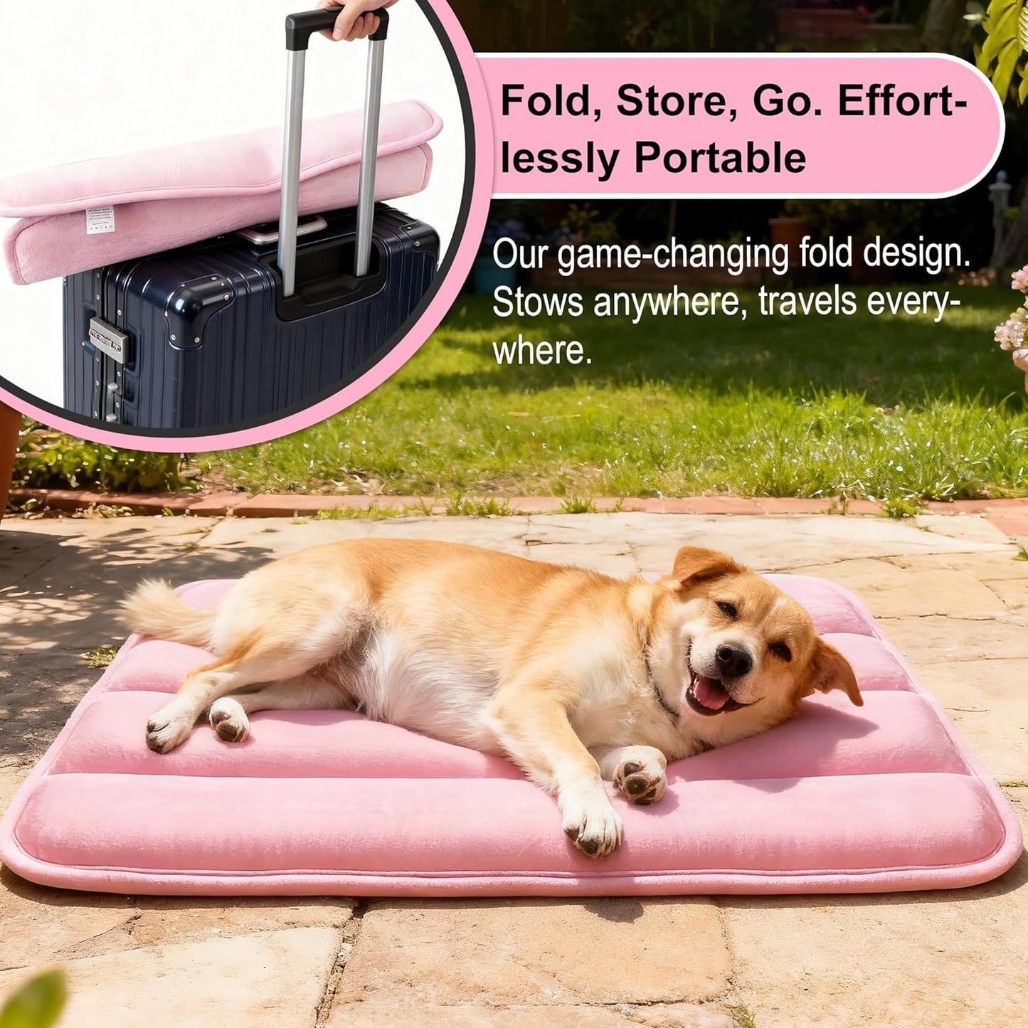 Dog Bed Mat – Soft & Comfortable Dog Kennel Pad for Crate – Durable Crate Bed & Mat for Dogs & Cats – Ideal for Crate, Kennel, and Home Use