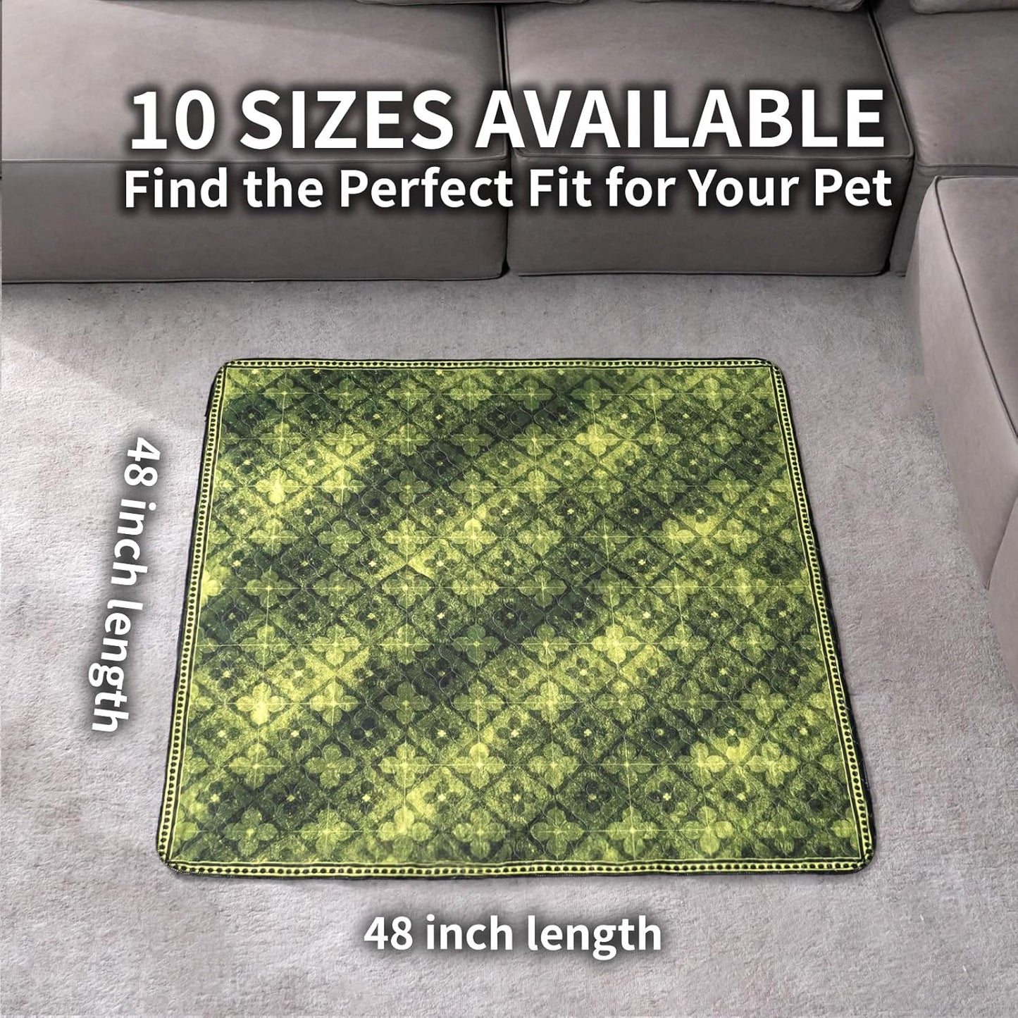 Washable Pee Pads for Dogs, Reusable Puppy Potty Training Pads, Ultra-Absorbent Thick Waterproof Leak-Proof Non-Slip Pads & Mat for Crate, Playpen, Floor, Whelping & Housebreaking , 2 Pack 18"x24"