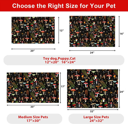 Dog Food Mats for Floors Waterproof Mat for Cat Food and Water Bowls - Absorbent Quick Dry Non Slip Mat for Pet Feeding