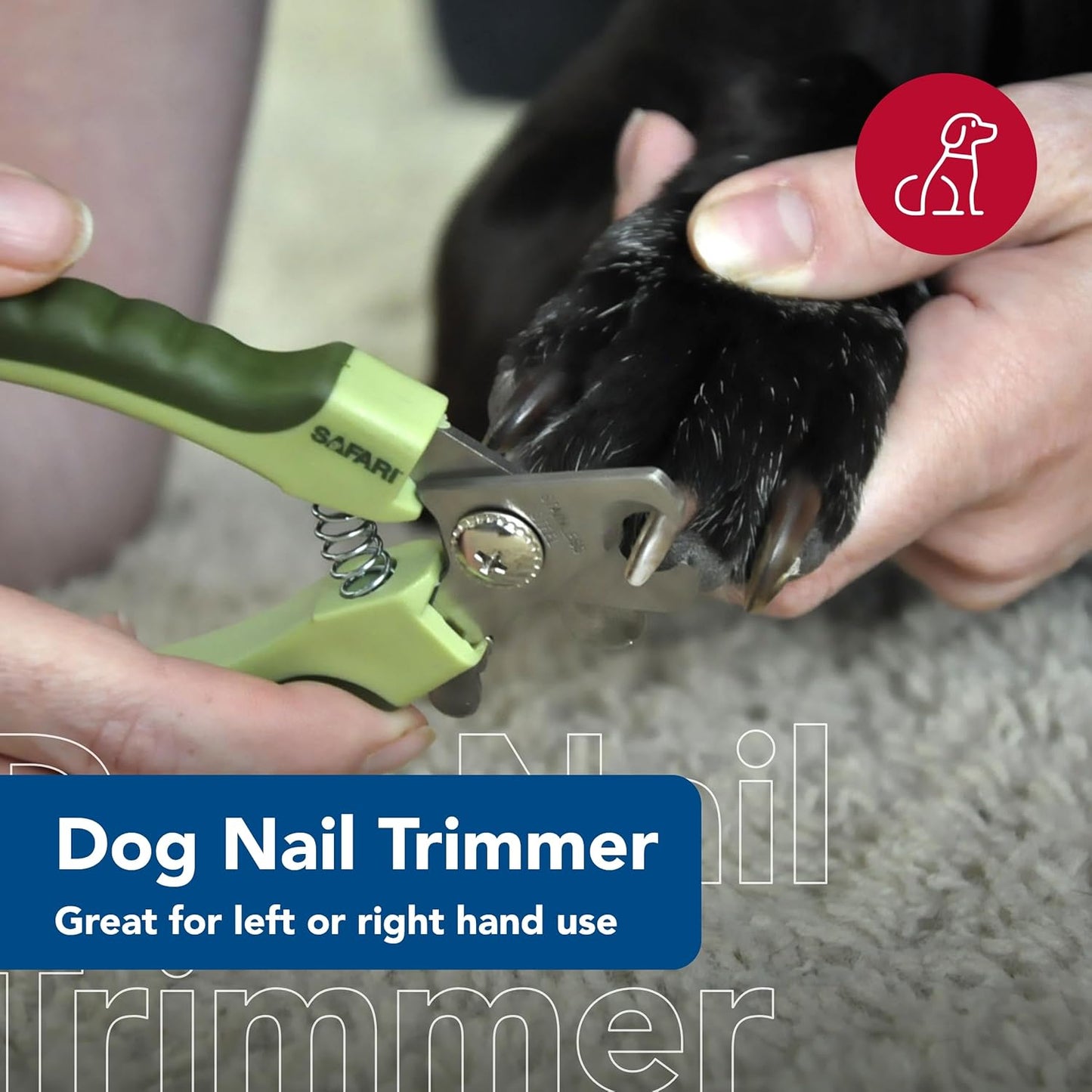 Coastal Pet Safari Professional Dog Nail Trimmer - Nail Clippers & Supplies for Grooming - Dog Claw Care for Small & Large Pets - Large, 6.6" x 2"