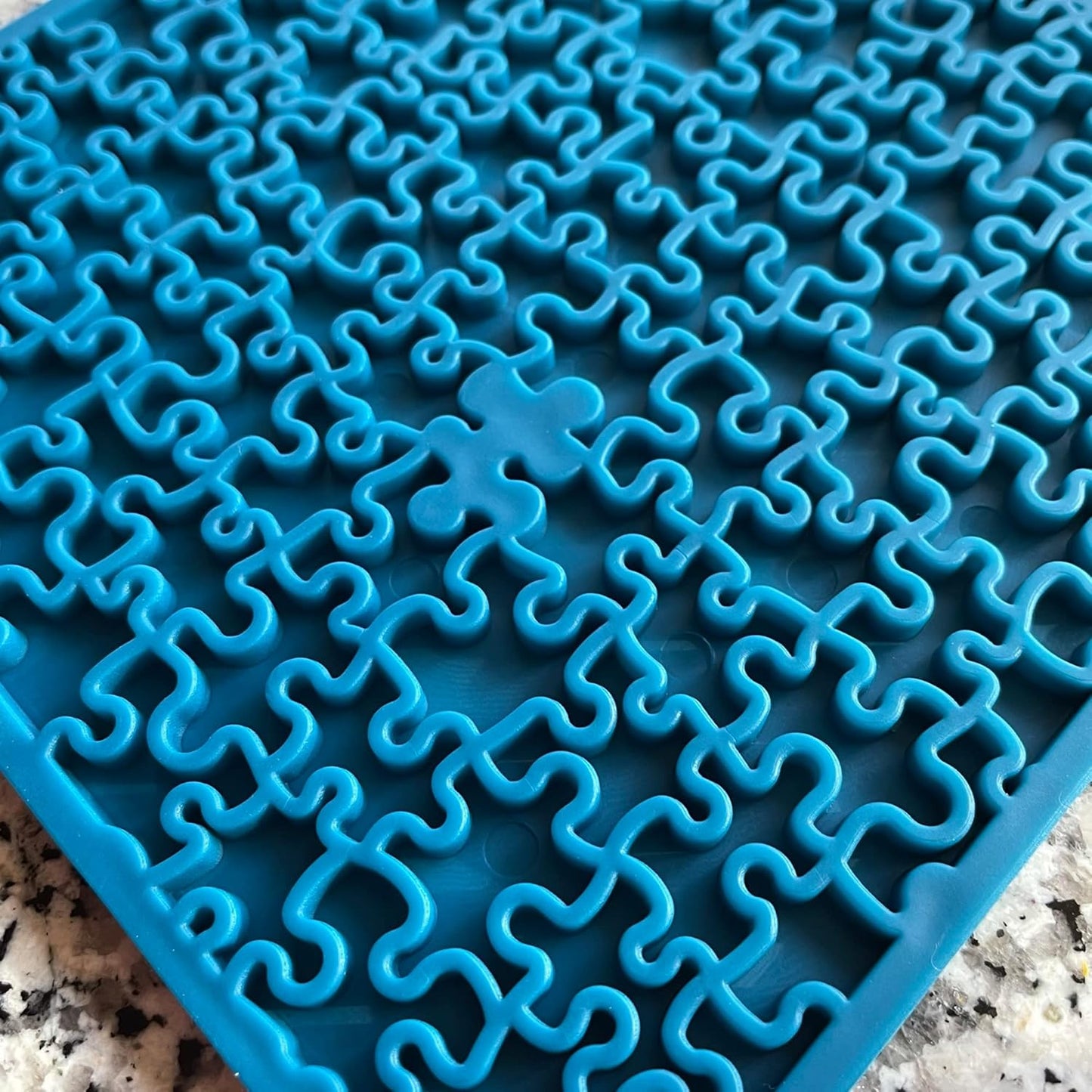 SodaPup Flower Power eMat – Durable Lick Mat Feeder Made in USA from Non-Toxic, Pet-Safe, Food Safe Rubber for Mental Stimulation, Avoiding Overfeeding, Fresh Breath, Digestive Health, & More