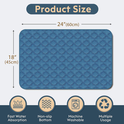 FunFurry Washable Pee Pads for Dogs - 4 Pack Reusable Pee Pads，Waterproof Puppy Pads，Pet Training Pads，Super Absorbent with Dog Paw Shape Non-Slip Backing (Cream, 18" X 24" - 4 Pack)