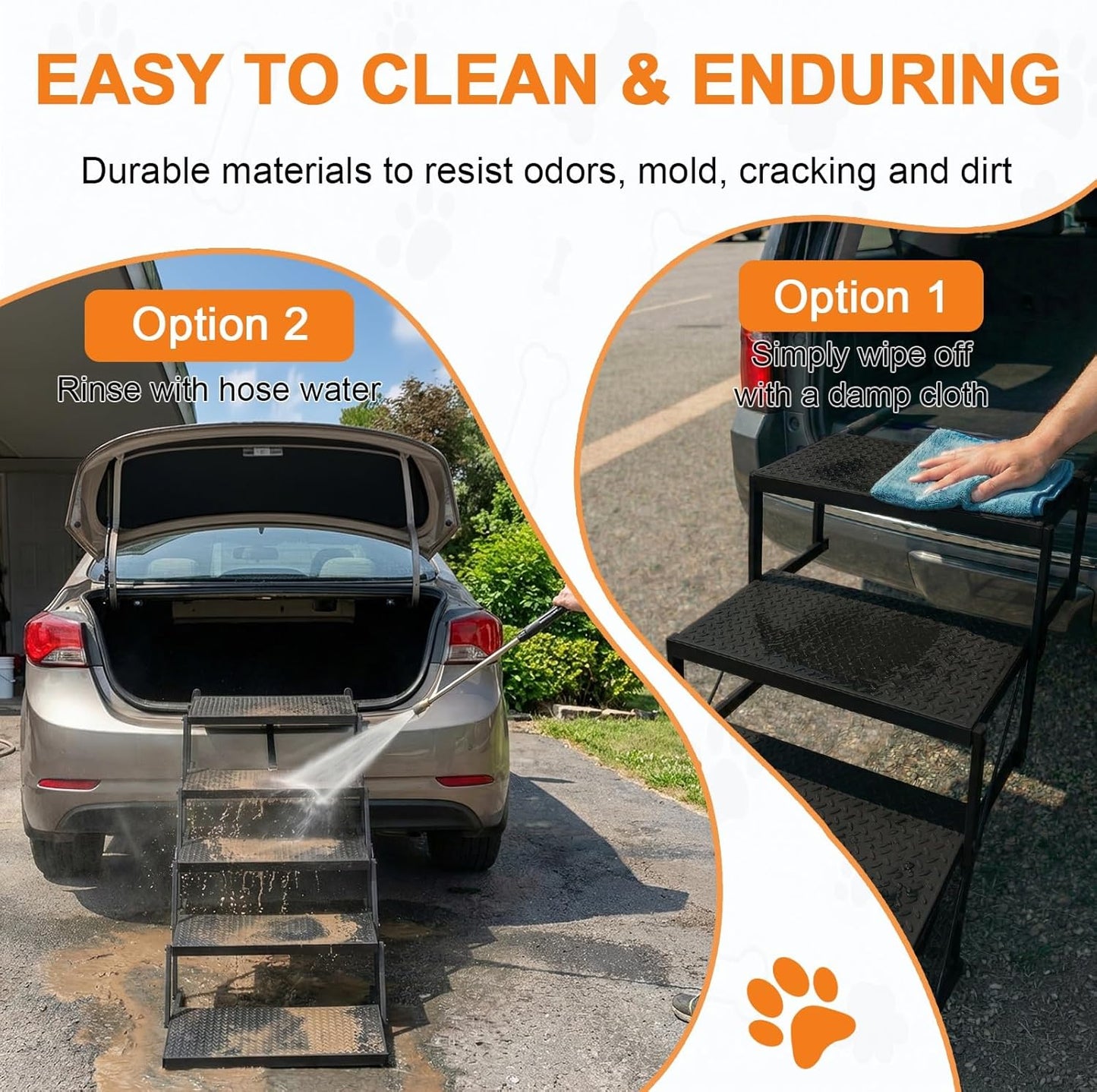 Dog Ramp for Car 71" X 17.6" Extra Long Folding Aluminum Pet Ramp for Large Dogs up to 250 LBS, Portable Waterproof Dog Ramps for SUV Truck Cars