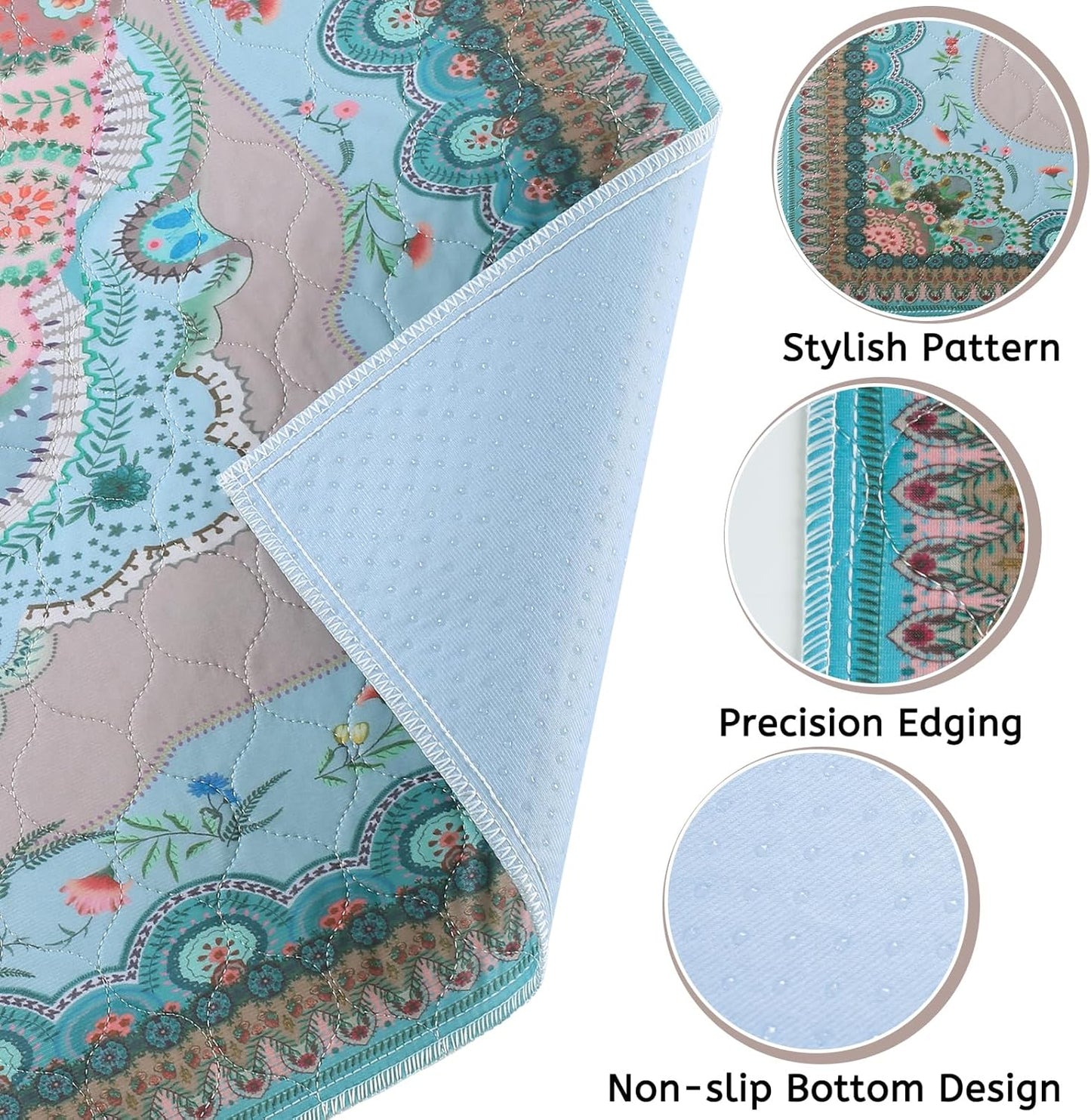 Aitmexcn Washable Puppy Dog Pee Pad, 2PCS 100% Waterproof Whelping Training Mat for Puppy/Senior Dog, Fast Drying Reusable Puppy Pads for Indoor, Outdoor and Car Travel- 24'' x 36''