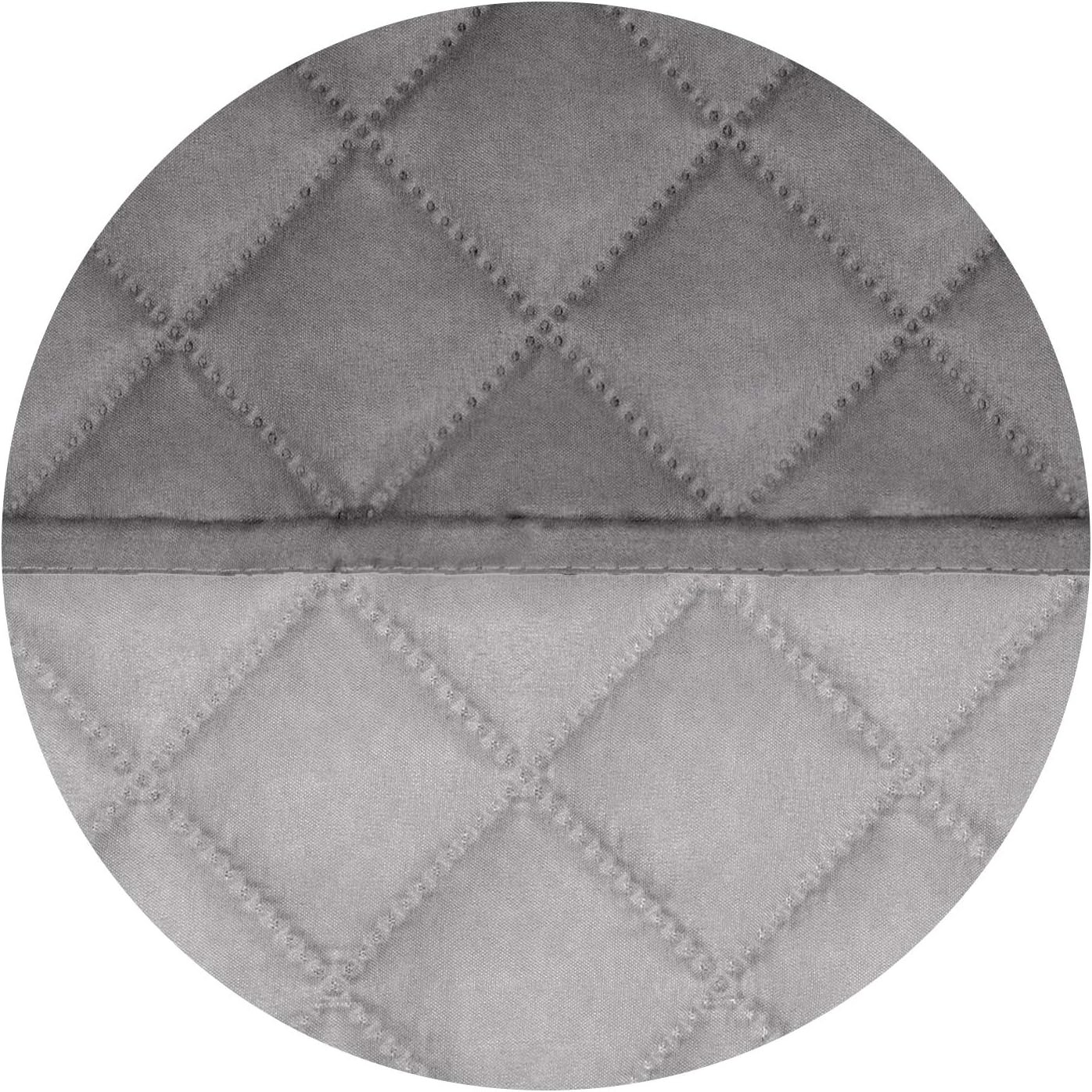 PureFit Reversible Quilted Sofa Cover, Water Resistant Slipcover Furniture Protector, Washable Couch Cover with Non Slip and Elastic Straps for Kids, Dogs, Pets (Sofa, Gray/Light Gray) - Colors A