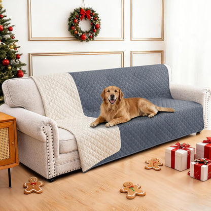 Waterproof Dog Blanket, Non-Slip Soft Pet Bed Cover, Couch Cover for Dogs Washable, Protects Sofa, Furniture, Crate, Car, Tear Resistant Leakproof Pet Blanket (30x70 Inch, Dark Grey)
