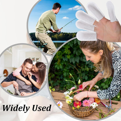 100 Pcs Cotton Finger Cots Dog Ear Wipes for Pet Ear Cleaning Cloth Finger Cots Fingers Covers Fingers Gloves Disposable for Nails Cleaning Dog Cat Teeth Cleanings Grooming Nail Trimming Precise Tasks