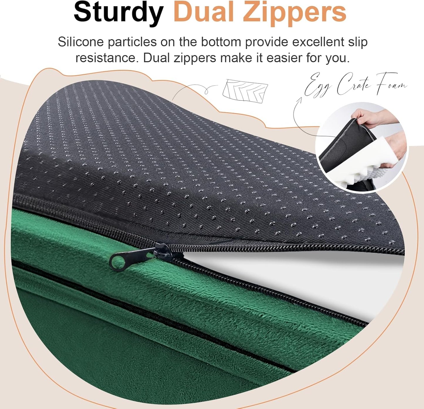 Large Dog Bed Orthopedic Washable: Beds Bolster XL Bed Large Big Dogs Memory Foam Couch Sofa Waterproof with Removable Cover