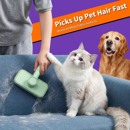 Pet Hair Remover – Reusable Lint Remover for Dog and Cat Hair Electrostatic Lint Brush Magic Pet Hair Removal Tool for Clothes, Couch, Carpet, Car, Rugs, Bedding, Fabric Furniture